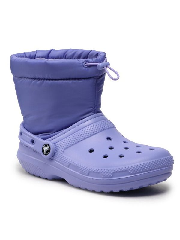 Crocs Crocs Апрески Classic Lined Neo Puff Boot 206630 Виолетов