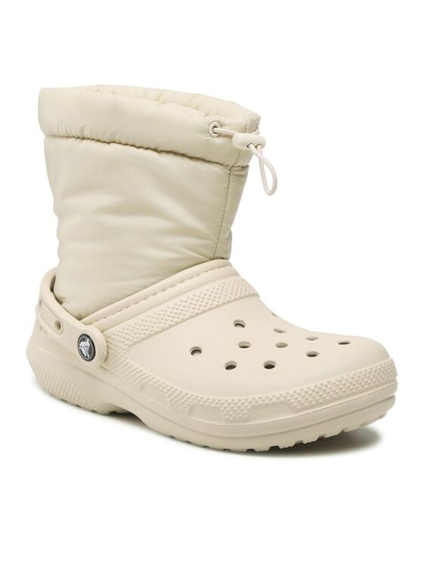 Crocs Crocs Боти Classic Lined Neo Puff Boot 206630 Бежов