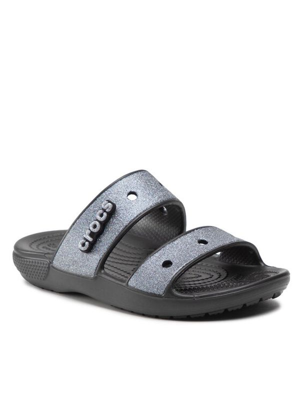 Crocs Crocs Чехли Classic Crocs Glitter II Sandal 207769 Черен