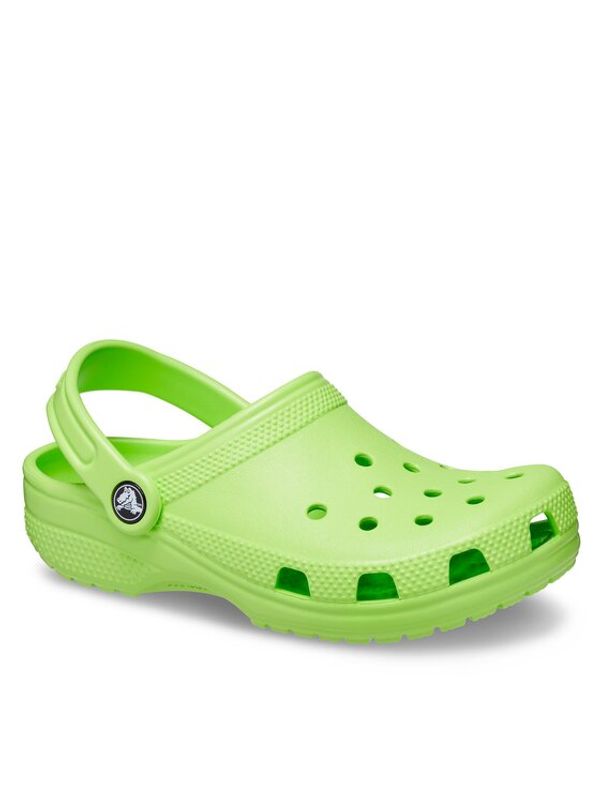 Crocs Crocs Чехли Classic Kids Clog T Limeade 206990 Зелен