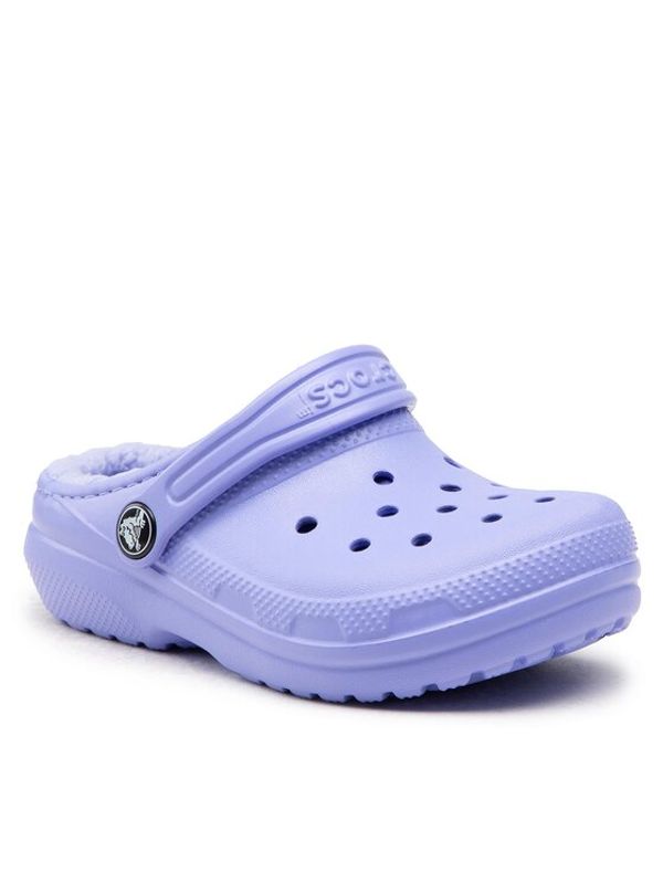 Crocs Crocs Чехли Classic Lined Clog K 207010 Виолетов