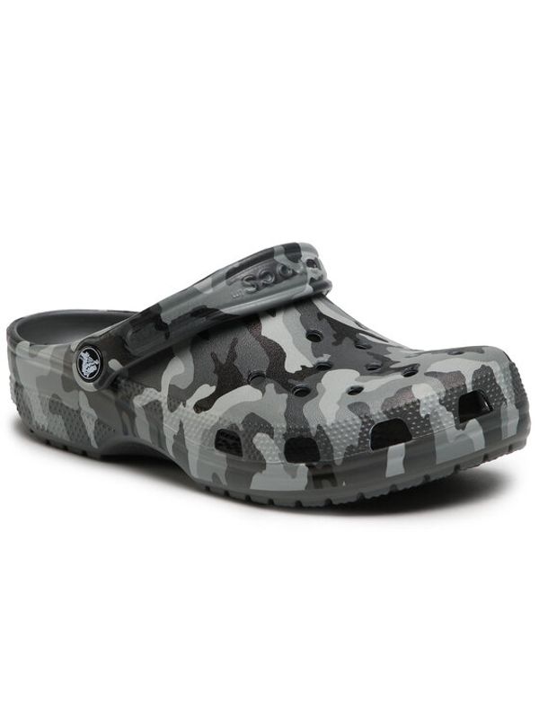 Crocs Crocs Чехли Classic Printed Camo Clog 206454 Сив