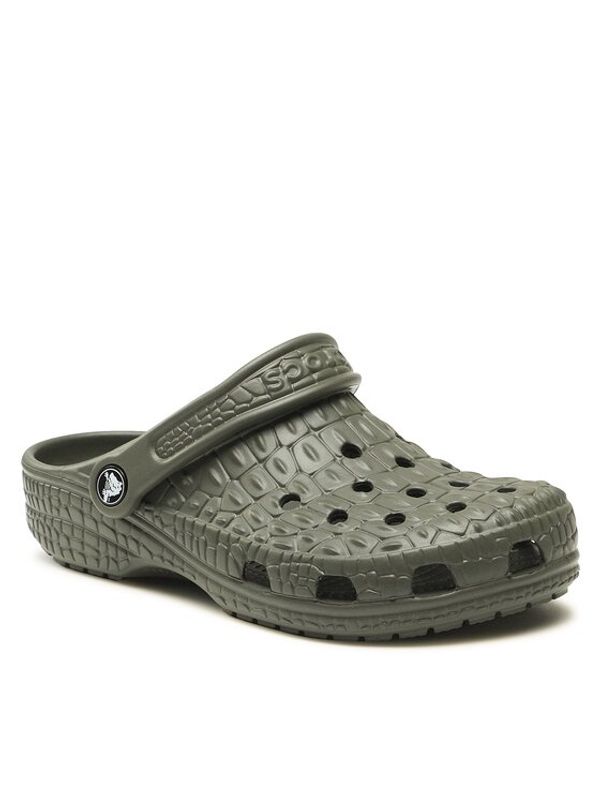 Crocs Crocs Чехли Crocs Classic Crocskin Clog 206873 Каки