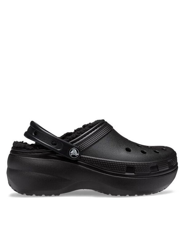 Crocs Crocs Чехли Crocs Classic Platform Lined Clog W 207938 Черен
