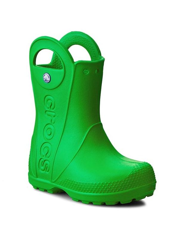 Crocs Crocs Гумени ботуши Handle It Rain Boot Kids 12803 Зелен