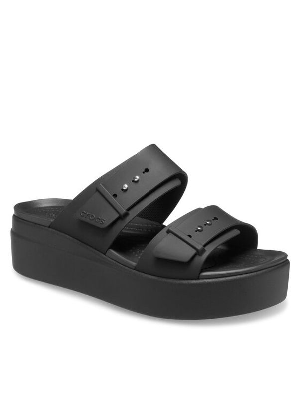 Crocs Crocs Сандали Brooklyn Sandal Lowwdg 207431 Черен