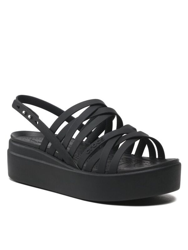 Crocs Crocs Сандали Brooklyn Strappy Lowwdgw 206751 Черен