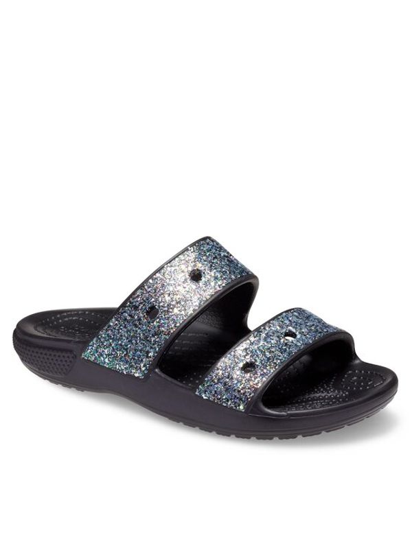 Crocs Crocs Сандали Classic Glitter Sandal Kids 207788 Черен