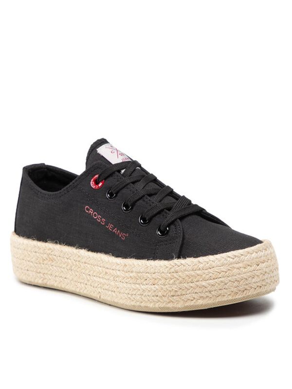 Cross Jeans Cross Jeans Еспадрили JJ2R4007C Черен