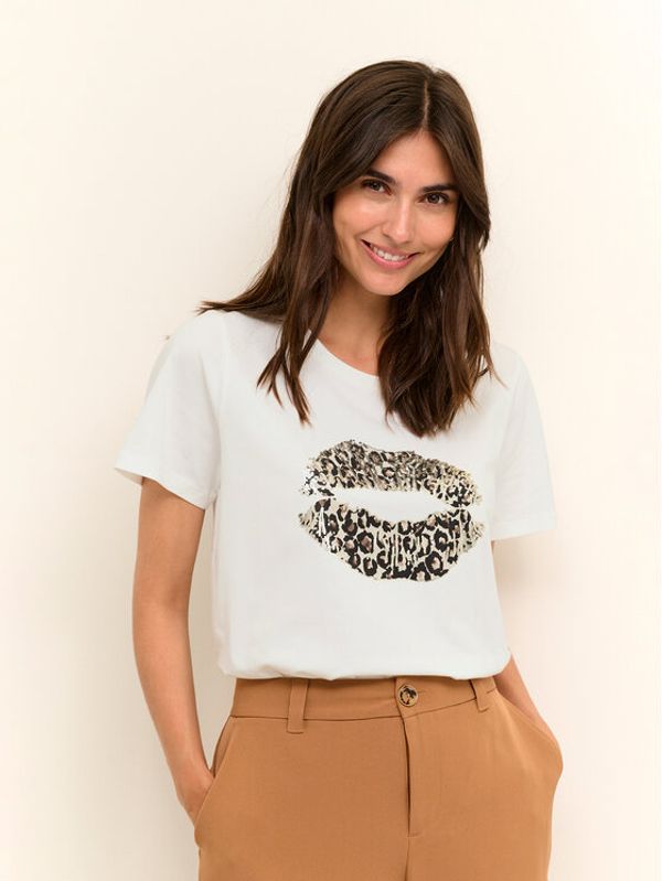 Culture Culture Тишърт Gith 50109292 Бял Relaxed Fit