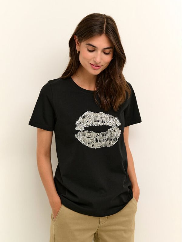 Culture Culture Тишърт Gith 50109292 Черен Relaxed Fit