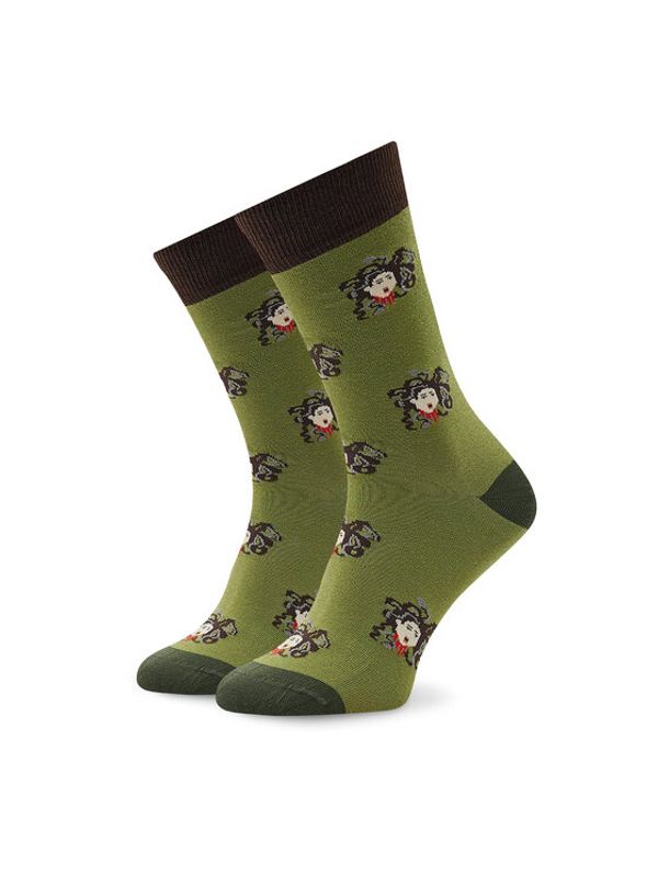 Curator Socks Curator Socks Дълги чорапи unisex Medusa Зелен