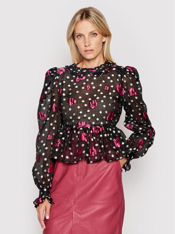 Custommade Custommade Блуза Calma 212395207 Черен Regular Fit