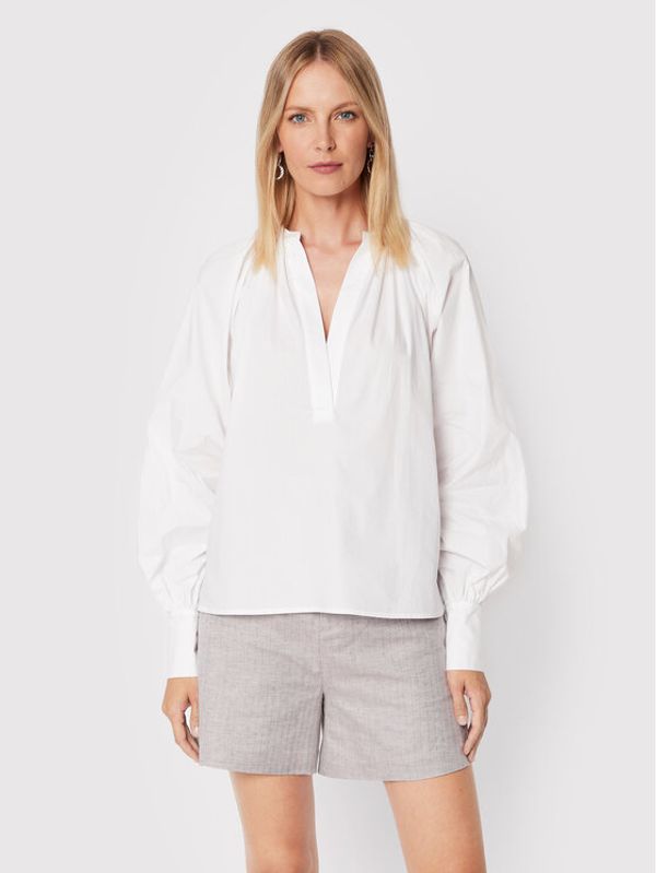 Custommade Custommade Блуза Dasha 999369242 Бял Relaxed Fit