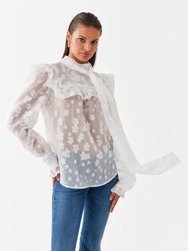 Custommade Custommade Блуза Vivica 999357205 Бял Regular Fit