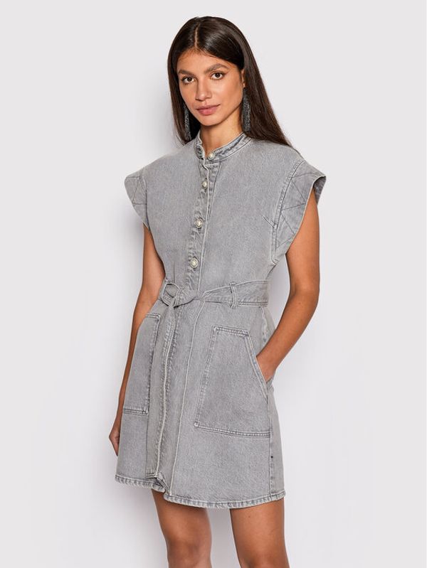 Custommade Custommade Дънкова рокля Kavis 999448423 Сив Regular Fit