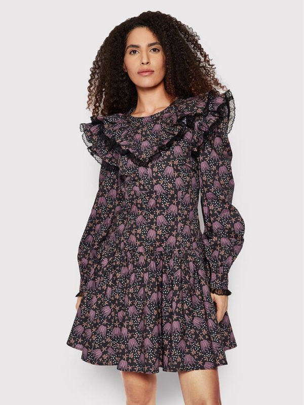 Custommade Custommade Ежедневна рокля Linah 999377408 Черен Regular Fit