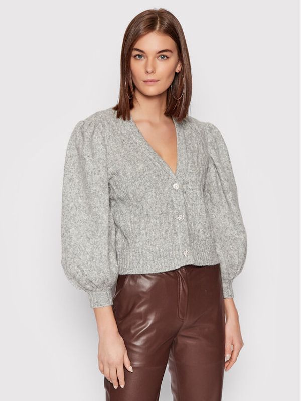 Custommade Custommade Кардиган Viliana 999225321 Сив Regular Fit