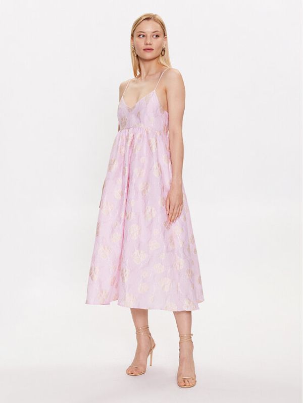 Custommade Custommade Коктейлна рокля Kornelia 999395467 Розов Regular Fit