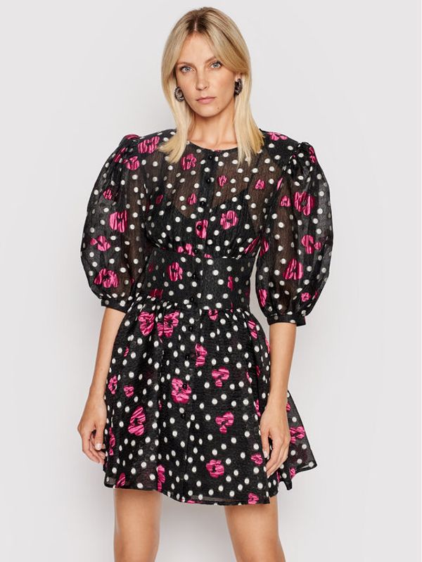 Custommade Custommade Коктейлна рокля Luina 212395414 Черен Regular Fit