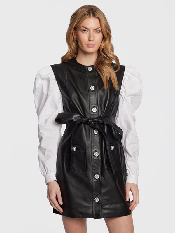 Custommade Custommade Кожена рокля Jada 999418448 Черен Regular Fit