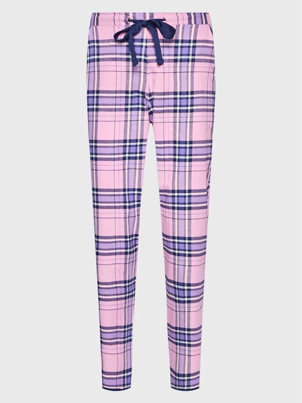 Cyberjammies Cyberjammies Долнище на пижама Brushed Check 9464 Розов Regular Fit