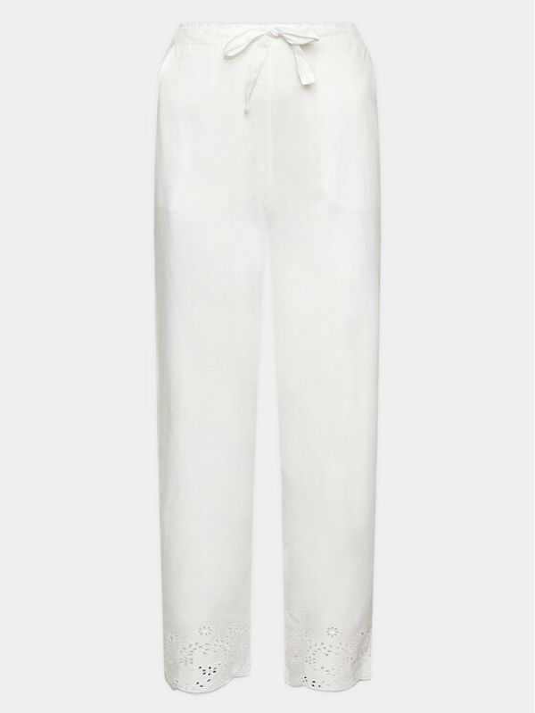 Cyberjammies Cyberjammies Долнище на пижама Saskia CY9647 Бял Regular Fit