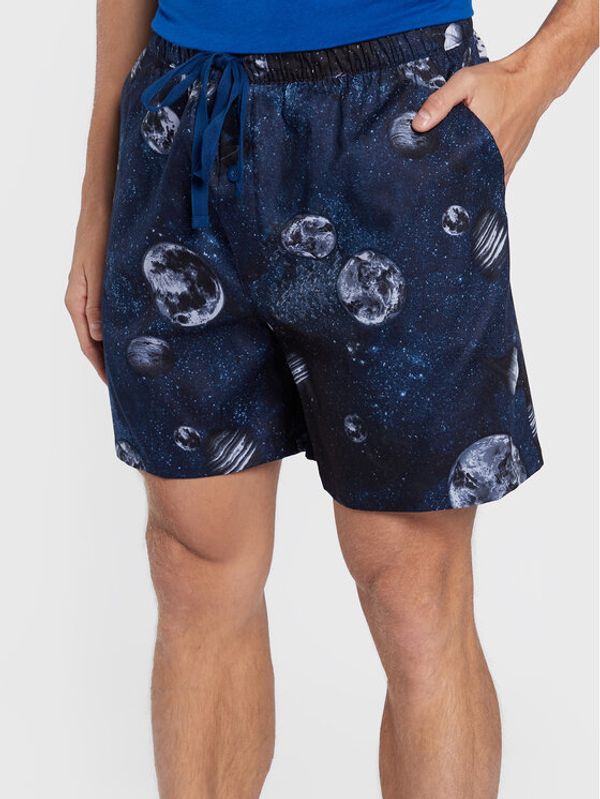 Cyberjammies Cyberjammies Пижамени шорти Apollo Moon Print 6736 Тъмносин Regular Fit