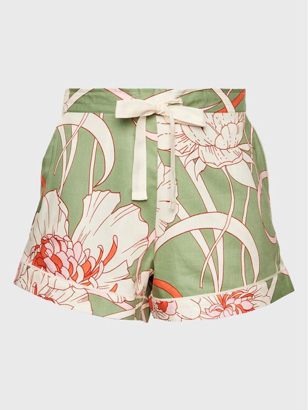 Cyberjammies Cyberjammies Пижамени шорти Sage 9585 Зелен Regular Fit