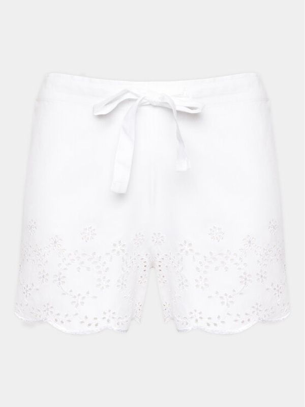 Cyberjammies Cyberjammies Пижамени шорти Saskia 9649 Бял Regular Fit