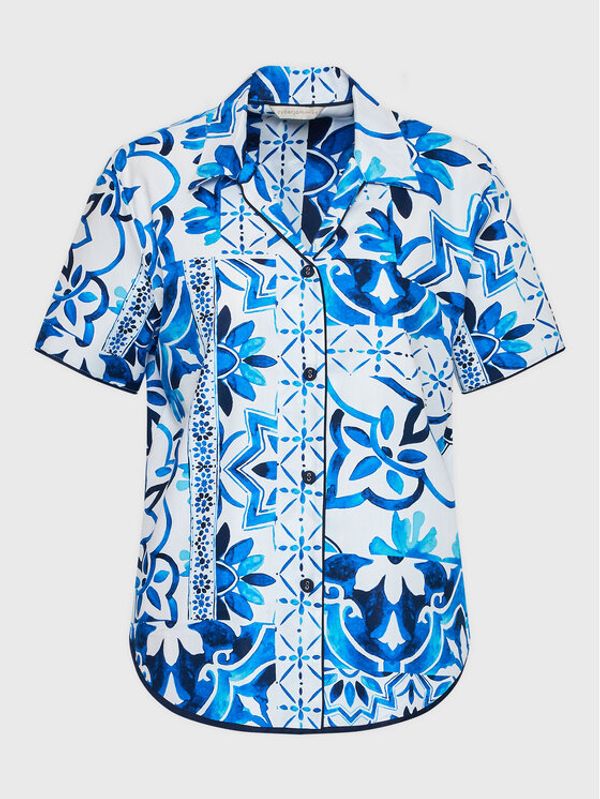 Cyberjammies Cyberjammies Тениска на пижама Marie CY9603 Бял Regular Fit