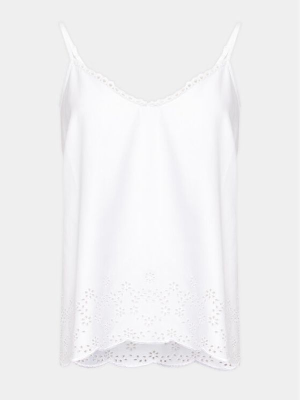 Cyberjammies Cyberjammies Тениска на пижама Saskia 9648 Бял Regular Fit