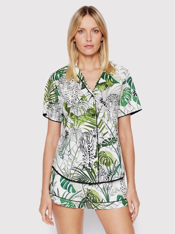 Cyberjammies Cyberjammies Тениска на пижама Tamsin 9083 Бял Regular Fit