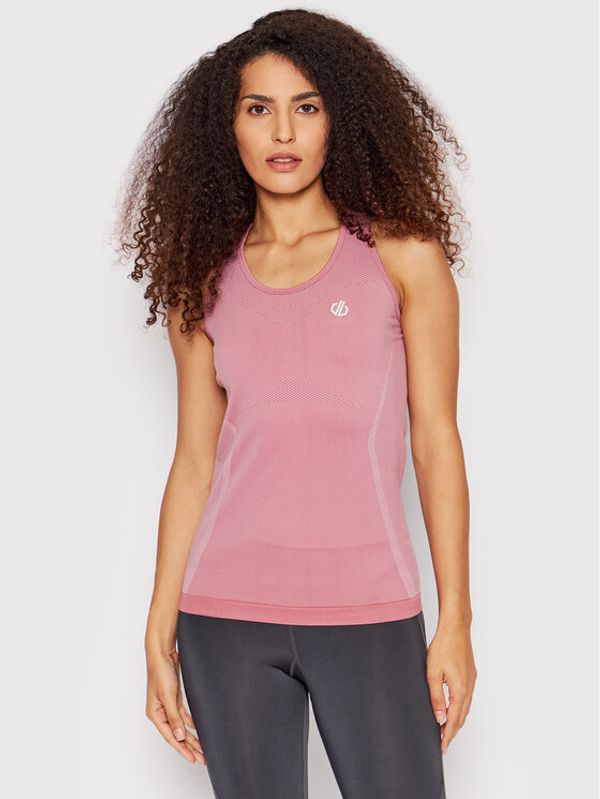 Dare2B Dare2B Тениска от техническо трико Don't Sweat It DWT611 Розов Slim Fit