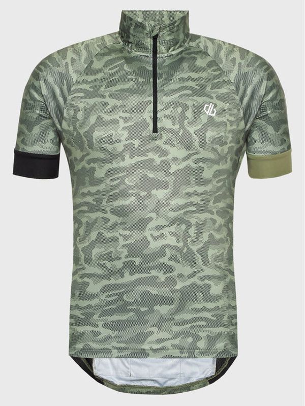 Dare2B Dare2B Тениска от техническо трико Stay The Course III DMT721 Зелен Slim Fit