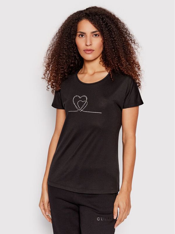 Dare2B Dare2B Тишърт Crystallize Graphic DWT621 Черен Regular Fit