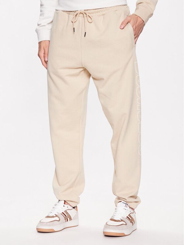 DC DC Долнище анцуг Rogers ADYFB03063 Бежов Relaxed Fit