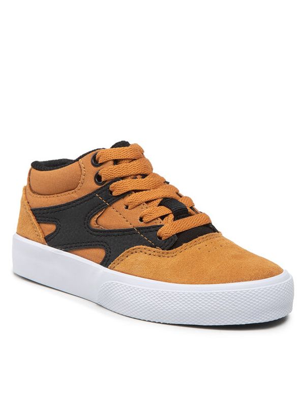 DC DC Сникърси Kalis Vulc Mid ADBS300367 Жълт