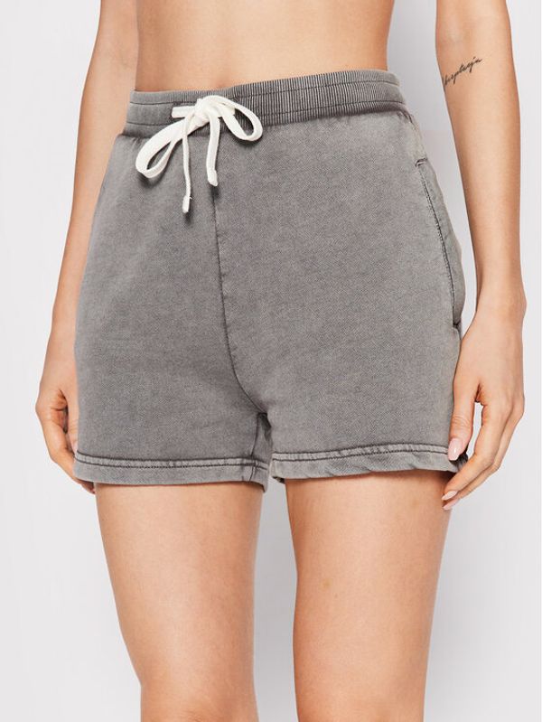 DC DC Спортни шорти Varsity Pigment ADJFB03009 Сив Standard Fit