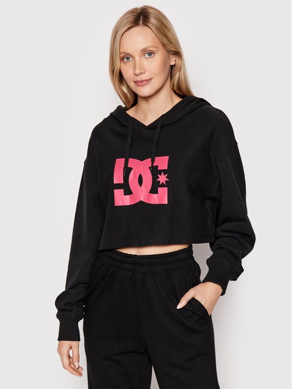 DC DC Суитшърт ADJFT03028 Черен Boxy Fit