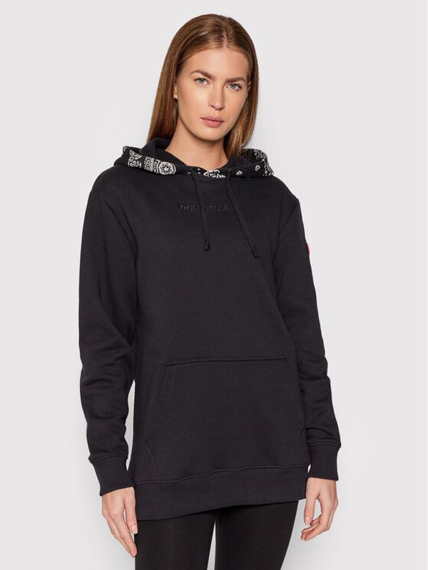 DC DC Суитшърт Bandana ADJFT03023 Черен Regular Fit