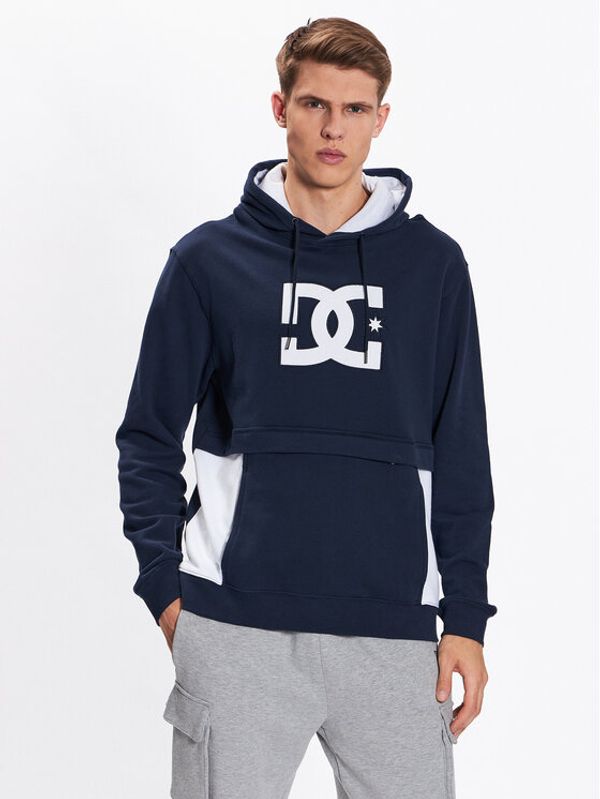 DC DC Суитшърт Bandwidth EDYFT03530 Тъмносин Relaxed Fit