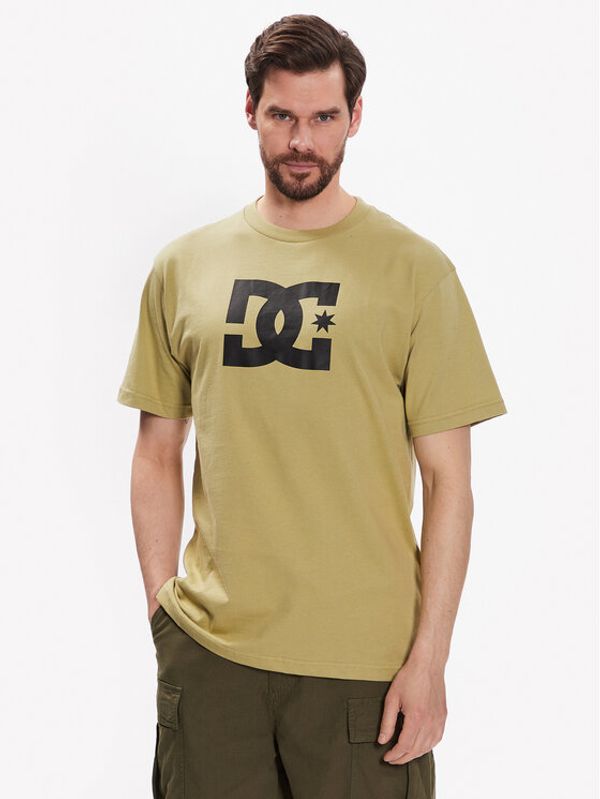 DC DC Тишърт ADYZT04985 Зелен Relaxed Fit