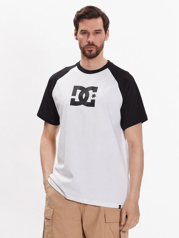 DC DC Тишърт ADYZT04998 Бял Regular Fit