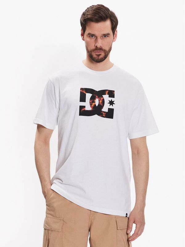 DC DC Тишърт ADYZT05077 Бял Regular Fit