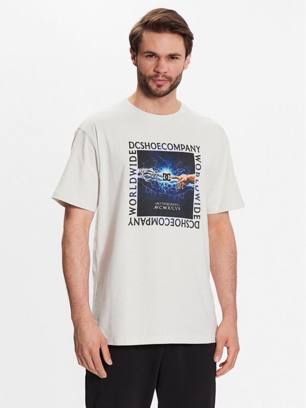 DC DC Тишърт ADYZT05244 Бял Regular Fit