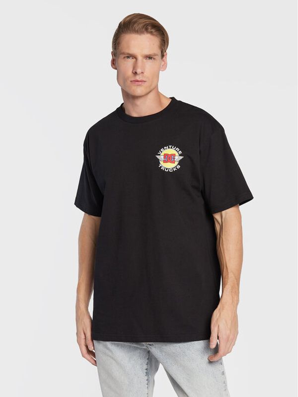 DC DC Тишърт Andy Warhol Cow Series ADYZT05123 Черен Regular Fit