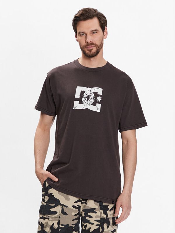 DC DC Тишърт Shatter ADYZT05234 Кафяв Relaxed Fit
