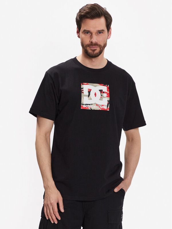 DC DC Тишърт Square Star ADYZT04987 Черен Regular Fit