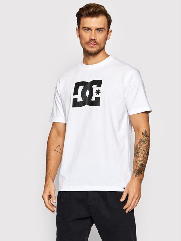 DC DC Тишърт Star ADYZT04985 Бял Classic Fit